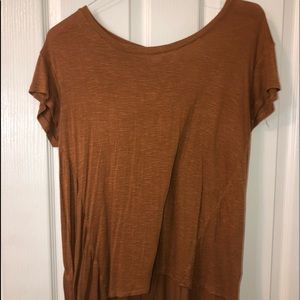 Brown casual shirt (fits loosely)